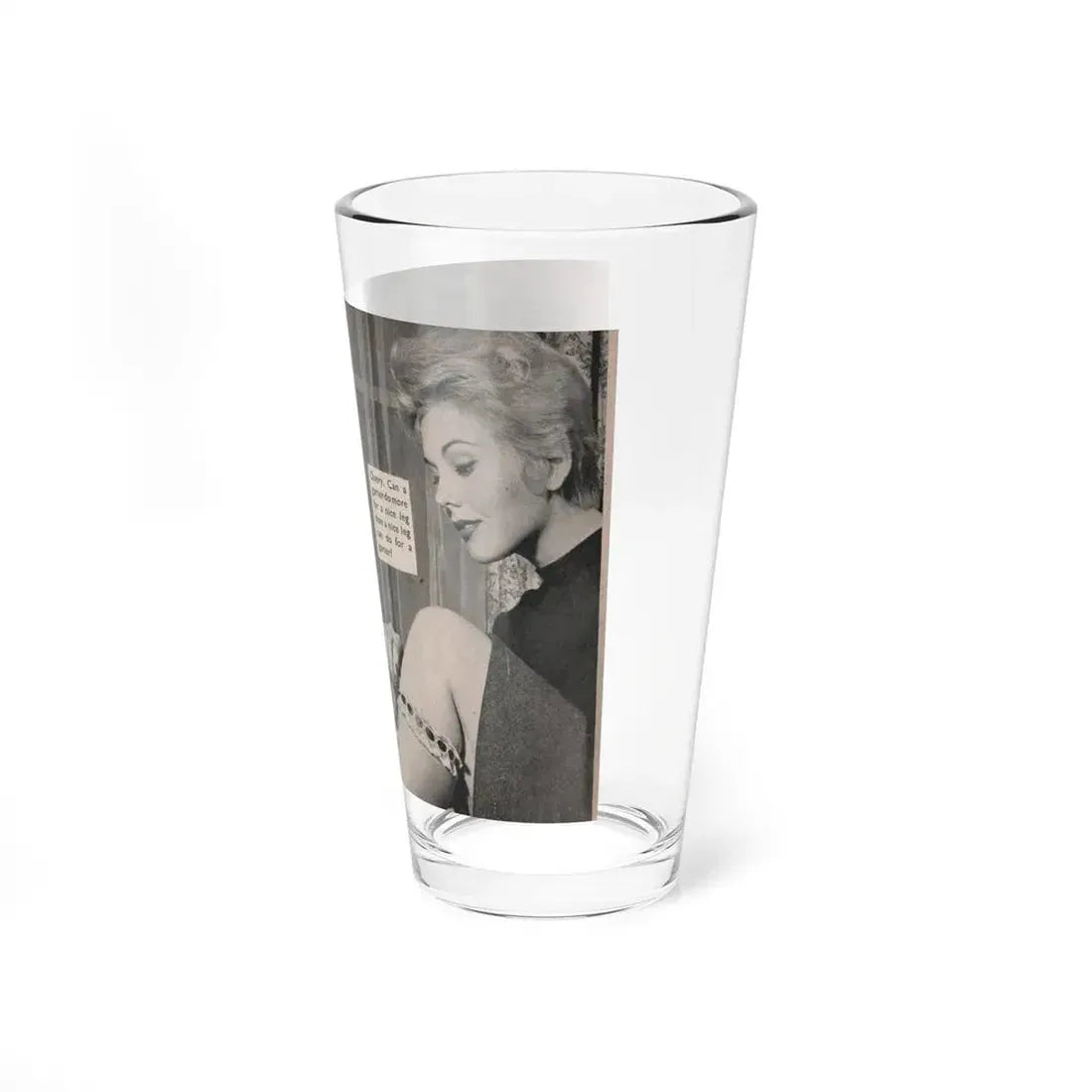 Kim Novak #159 - Scanned Mag. 66 Photos (Vintage Female Icon) Pint Glass 16oz - Go Mug Yourself