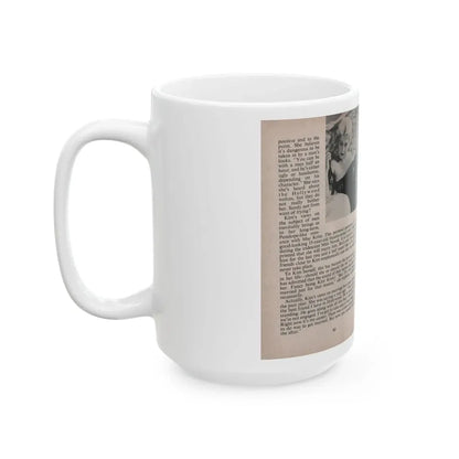 Kim Novak #159 - Scanned Mag. 66 Photos (Vintage Female Icon) White Coffee Mug - Go Mug Yourself