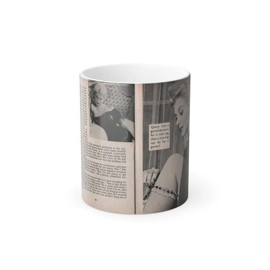 Kim Novak #159 - Scanned Mag. 66 Photos (Pages 38 & 39) (Vintage Female Icons) Color Changing Mug 11oz-11oz-Go Mug Yourself