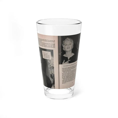 Kim Novak #160 - Scanned Mag. 66 Photos 1 (Vintage Female Icon) Pint Glass 16oz 16oz - Go Mug Yourself