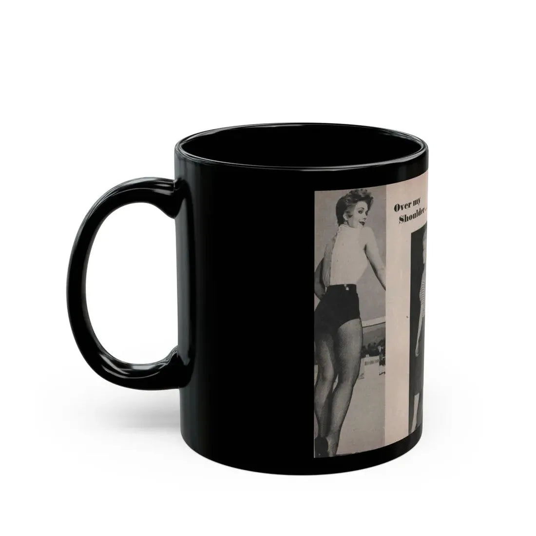 Kim Novak #160 - Scanned Mag. 66 Photos (Vintage Female Icon) Black Coffee Mug - Go Mug Yourself