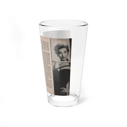 Kim Novak #160 - Scanned Mag. 66 Photos (Vintage Female Icon) Pint Glass 16oz - Go Mug Yourself