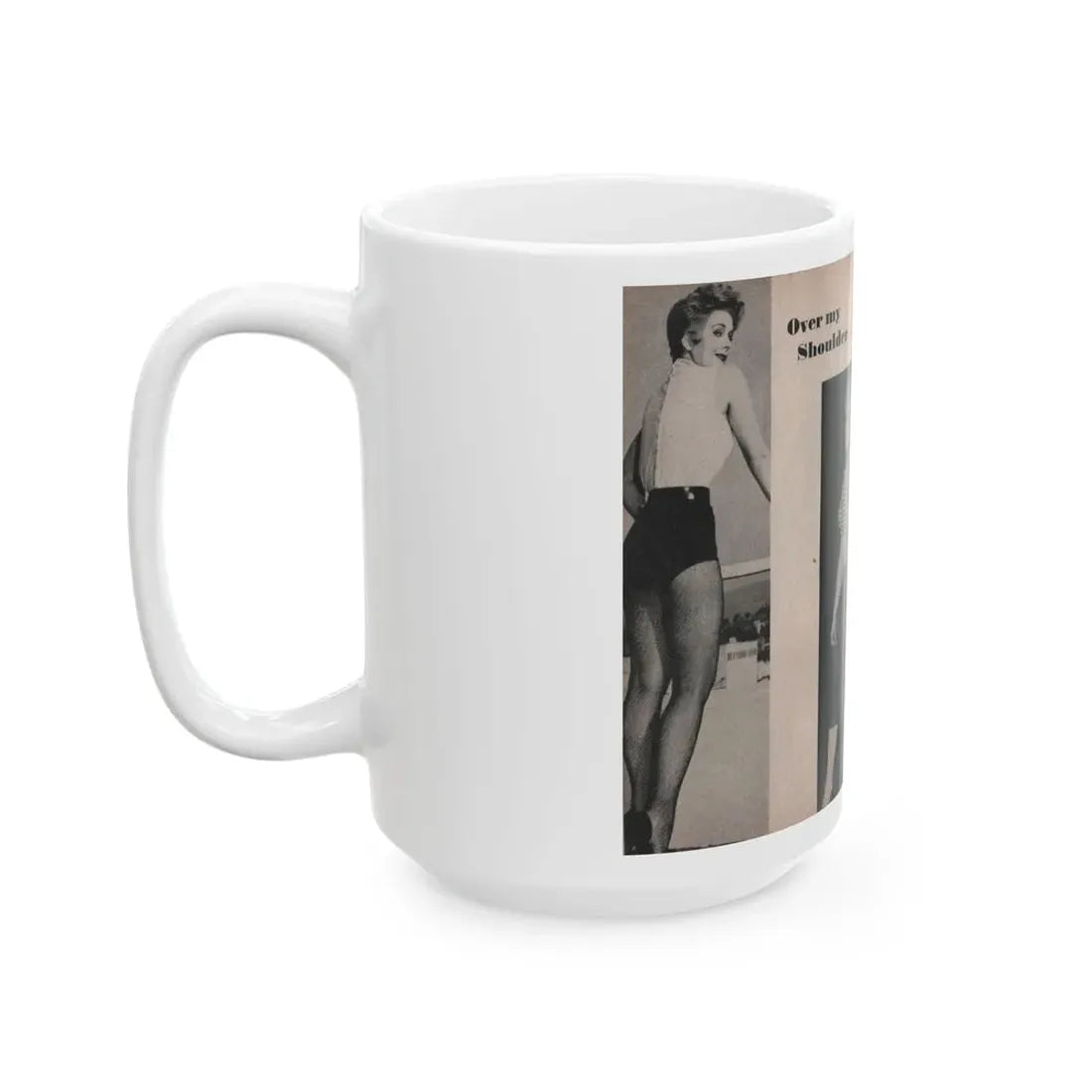 Kim Novak #160 - Scanned Mag. 66 Photos (Vintage Female Icon) White Coffee Mug - Go Mug Yourself
