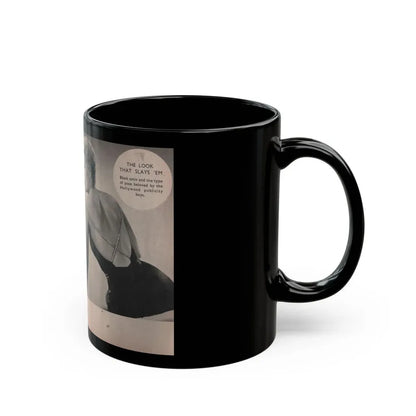 Kim Novak #161 - Scanned Mag. 66 Photos (Vintage Female Icon) Black Coffee Mug - Go Mug Yourself