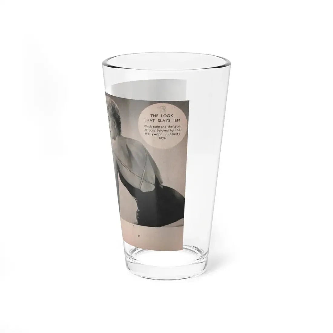Kim Novak #161 - Scanned Mag. 66 Photos (Vintage Female Icon) Pint Glass 16oz - Go Mug Yourself