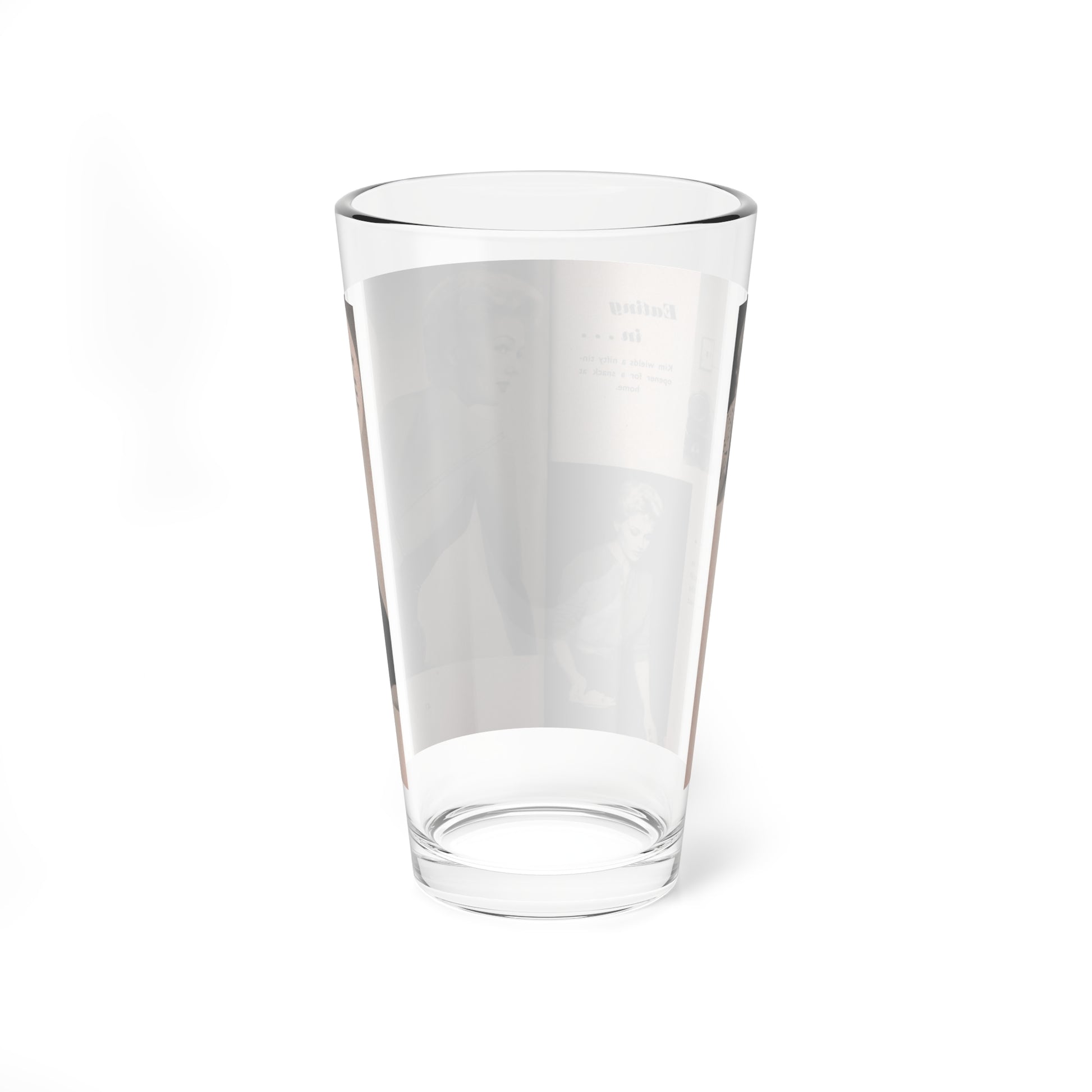 Kim Novak #161 - Scanned Mag. 66 Photos (Vintage Female Icon) Pint Glass 16oz-Go Mug Yourself