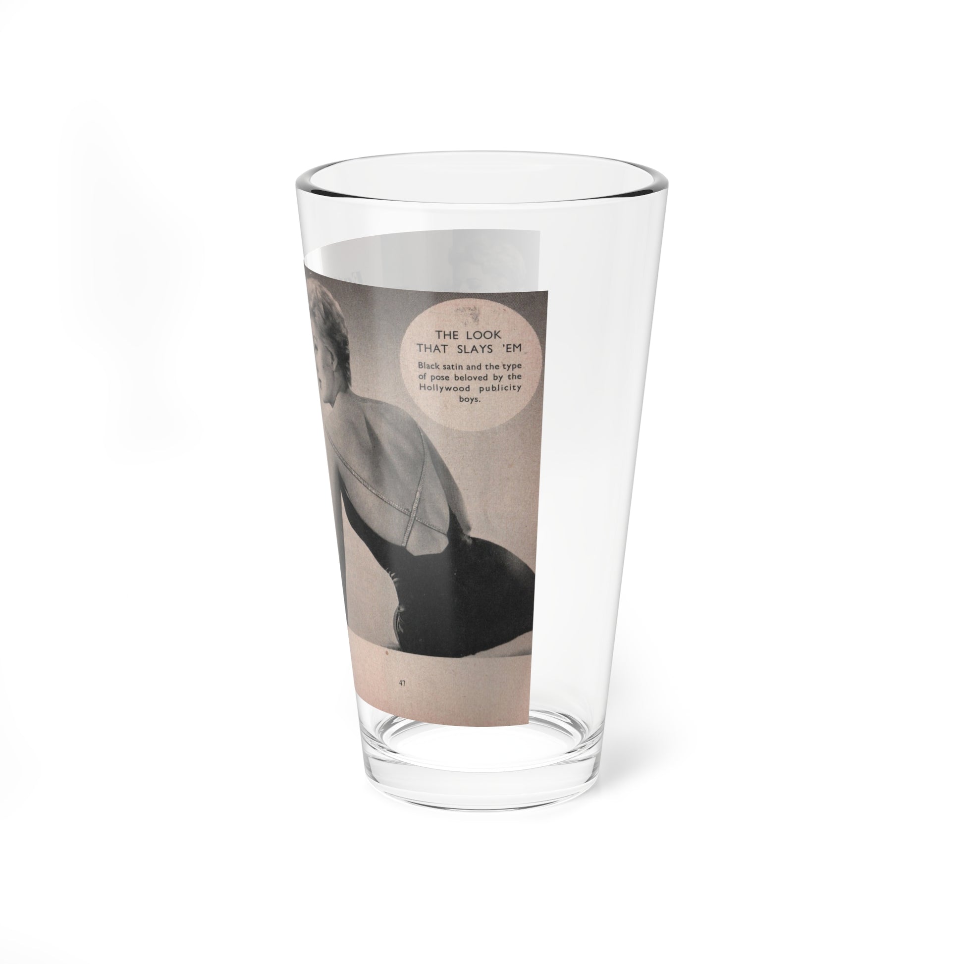 Kim Novak #161 - Scanned Mag. 66 Photos (Vintage Female Icon) Pint Glass 16oz-Go Mug Yourself