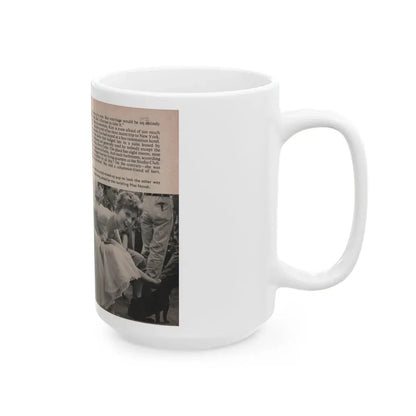 Kim Novak #162 - Scanned Mag. 66 Photos (Vintage Female Icon) White Coffee Mug - Go Mug Yourself