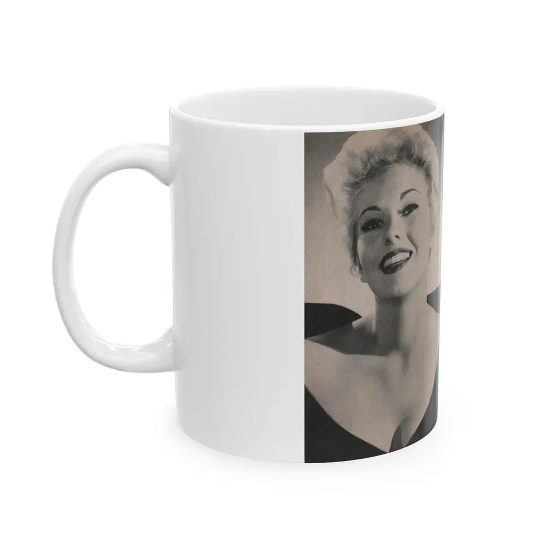 Kim Novak #162 - Scanned Mag. 66 Photos (Vintage Female Icon) White Coffee Mug - Go Mug Yourself