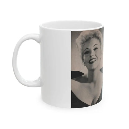 Kim Novak #162 - Scanned Mag. 66 Photos (Vintage Female Icon) White Coffee Mug - Go Mug Yourself
