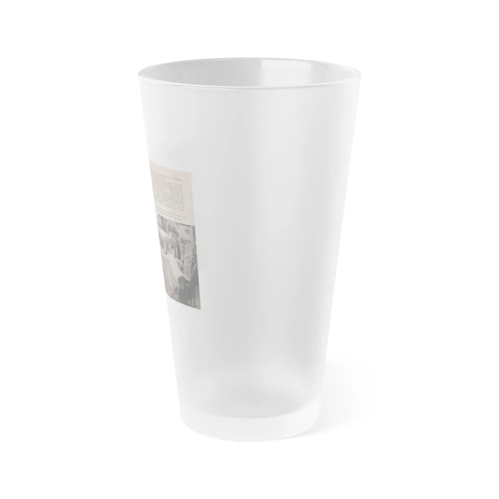 Kim Novak #162 - Scanned Mag. 66 Photos (Vintage Female Icon) Frosted Pint Glass 16oz-Go Mug Yourself
