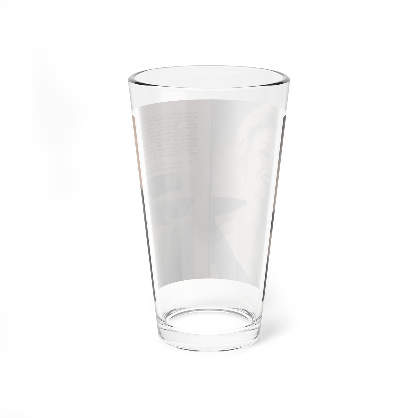 Kim Novak #162 - Scanned Mag. 66 Photos (Vintage Female Icon) Pint Glass 16oz-Go Mug Yourself