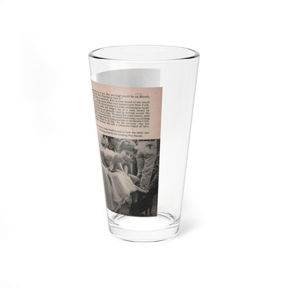 Kim Novak #162 - Scanned Mag. 66 Photos (Vintage Female Icon) Pint Glass 16oz-Go Mug Yourself