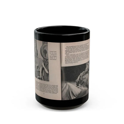 Kim Novak #163 - Scanned Mag. 66 Photos (Vintage Female Icon) Black Coffee Mug 15oz - Go Mug Yourself