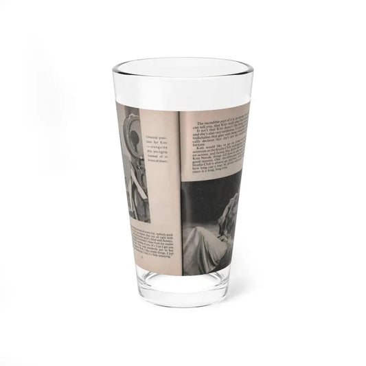 Kim Novak #163 - Scanned Mag. 66 Photos (Vintage Female Icon) Pint Glass 16oz 16oz - Go Mug Yourself