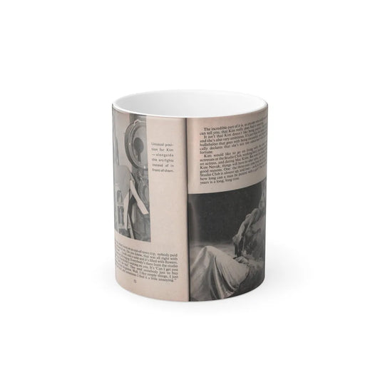 Kim Novak #163 - Scanned Mag. 66 Photos (Pages 48 & 49) (Vintage Female Icons) Color Changing Mug 11oz-11oz-Go Mug Yourself