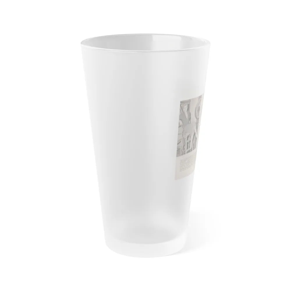 Kim Novak #163 - Scanned Mag. 66 Photos (Vintage Female Icon) Frosted Pint Glass 16oz-Go Mug Yourself