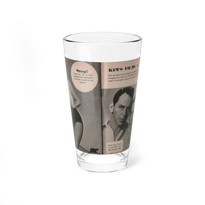 Kim Novak #164 - Scanned Mag. 66 Photos (Vintage Female Icon) Pint Glass 16oz 16oz - Go Mug Yourself