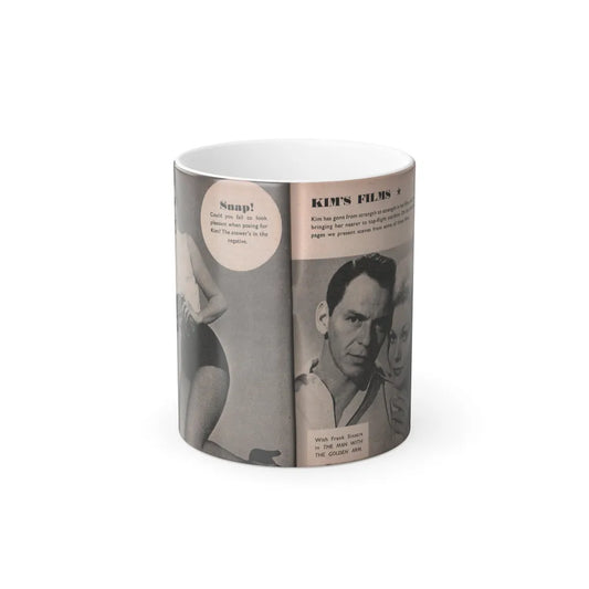 Kim Novak #164 - Scanned Mag. 66 Photos (Pages 50 & 51) (Vintage Female Icons) Color Changing Mug 11oz-11oz-Go Mug Yourself