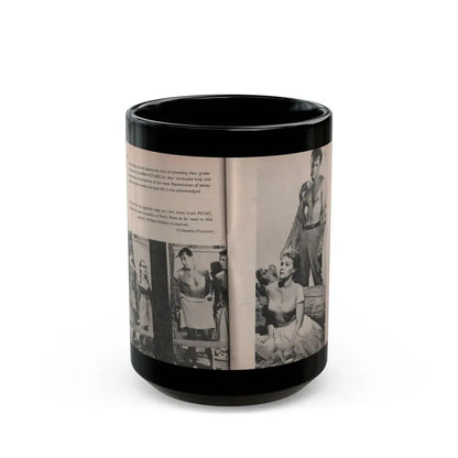 Kim Novak #165 - Scanned Mag. 66 Photos (Vintage Female Icon) Black Coffee Mug 15oz - Go Mug Yourself