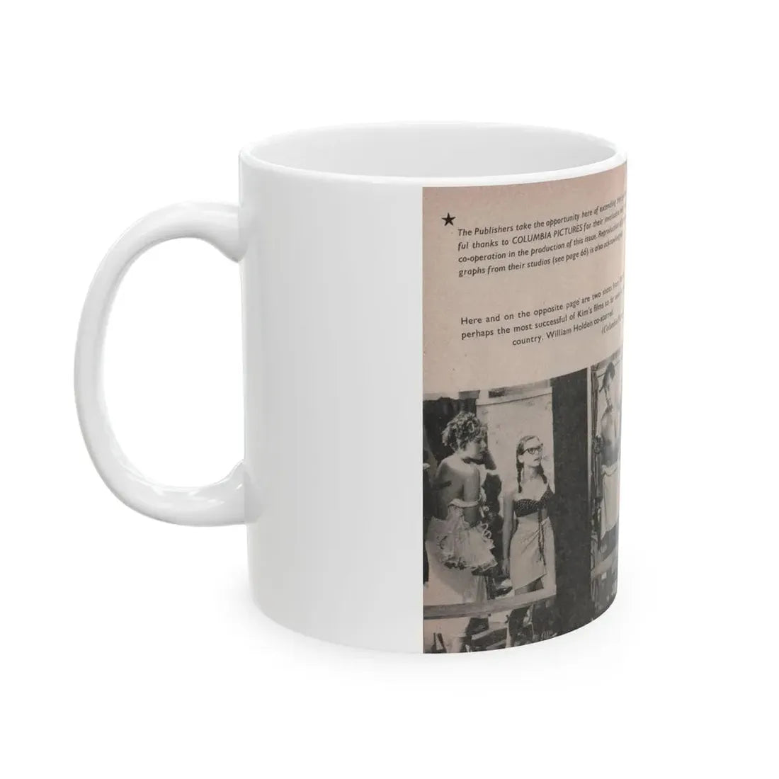 Kim Novak #165 - Scanned Mag. 66 Photos (Vintage Female Icon) White Coffee Mug - Go Mug Yourself