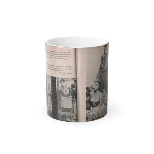 Kim Novak #165 - Scanned Mag. 66 Photos (Pages 52 & 53) (Vintage Female Icons) Color Changing Mug 11oz-11oz-Go Mug Yourself