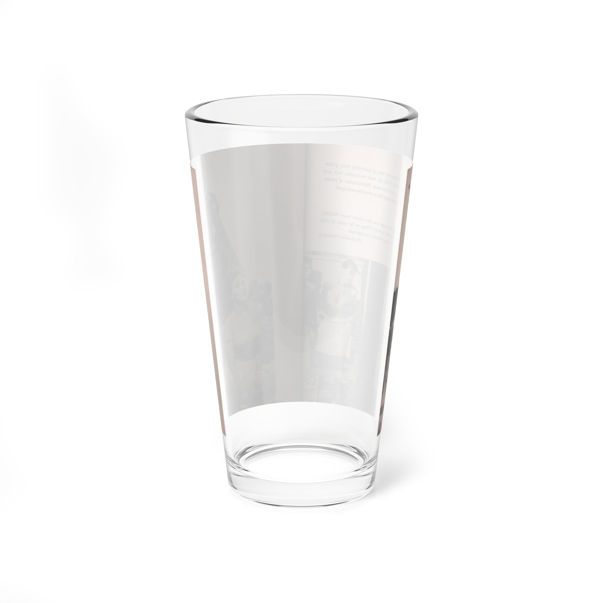 Kim Novak #165 - Scanned Mag. 66 Photos (Vintage Female Icon) Pint Glass 16oz-Go Mug Yourself