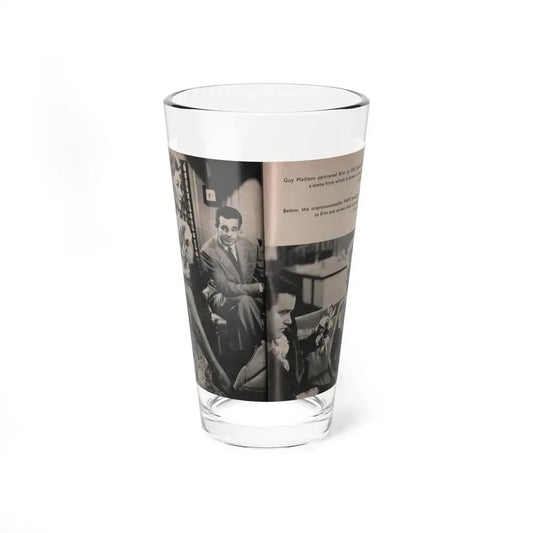 Kim Novak #166 - Scanned Mag. 66 Photos (Vintage Female Icon) Pint Glass 16oz 16oz - Go Mug Yourself