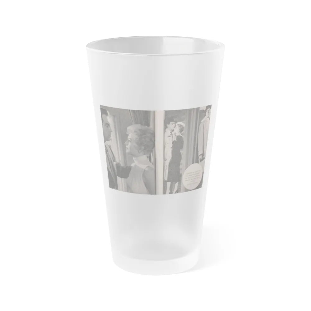 Kim Novak #167 - Scanned Mag. 66 Photos (Vintage Female Icon) Frosted Pint Glass 16oz-16oz-Frosted-Go Mug Yourself