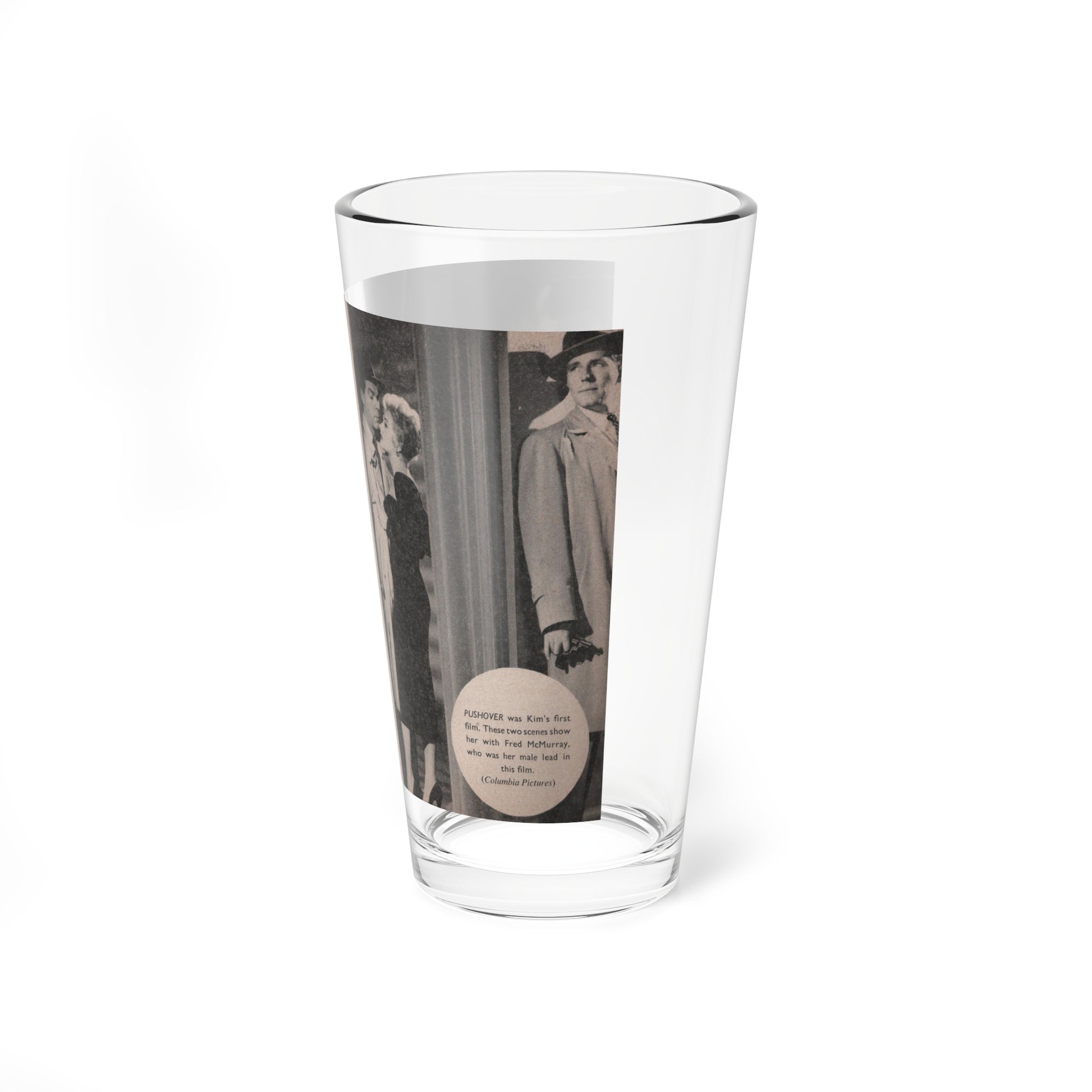 Kim Novak #167 - Scanned Mag. 66 Photos (Vintage Female Icon) Pint Glass 16oz-Go Mug Yourself