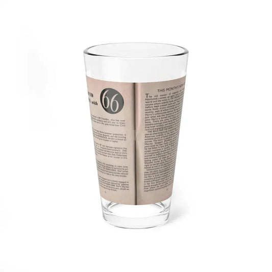 Kim Novak #168 - Scanned Mag. 66 Photos 1 (Vintage Female Icon) Pint Glass 16oz 16oz - Go Mug Yourself