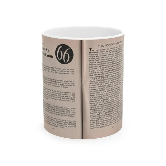 Kim Novak #168 - Scanned Mag. 66 Photos 1 (Vintage Female Icon) White Coffee Mug 11oz - Go Mug Yourself
