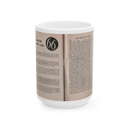 Kim Novak #168 - Scanned Mag. 66 Photos 1 (Vintage Female Icon) White Coffee Mug 15oz - Go Mug Yourself