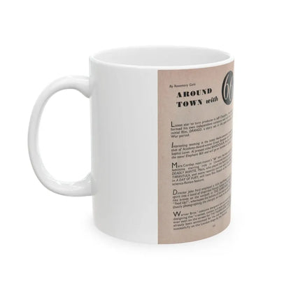Kim Novak #168 - Scanned Mag. 66 Photos 1 (Vintage Female Icon) White Coffee Mug - Go Mug Yourself