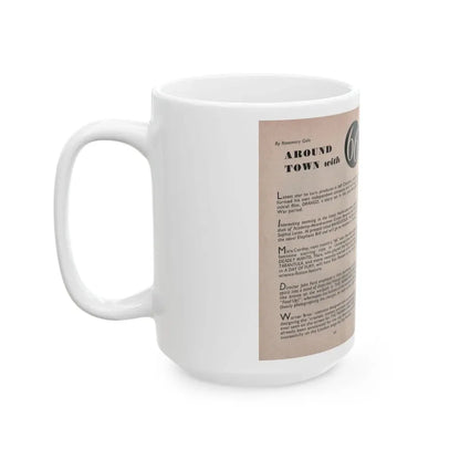 Kim Novak #168 - Scanned Mag. 66 Photos 1 (Vintage Female Icon) White Coffee Mug - Go Mug Yourself