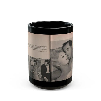 Kim Novak #168 - Scanned Mag. 66 Photos (Vintage Female Icon) Black Coffee Mug 15oz - Go Mug Yourself