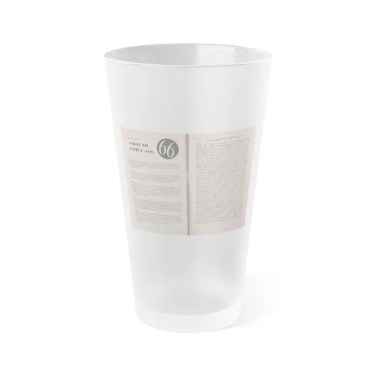Kim Novak #168 - Scanned Mag. 66 Photos 1 (Vintage Female Icon) Frosted Pint Glass 16oz-16oz-Frosted-Go Mug Yourself
