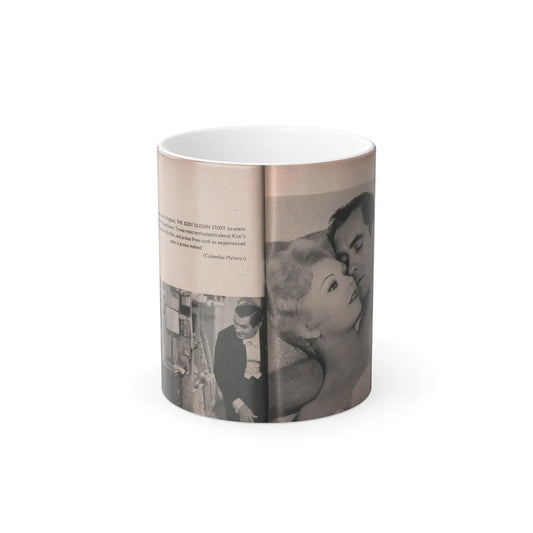 Kim Novak #168 - Scanned Mag. 66 Photos (Pages 58 & 59) (Vintage Female Icons) Color Changing Mug 11oz-11oz-Go Mug Yourself