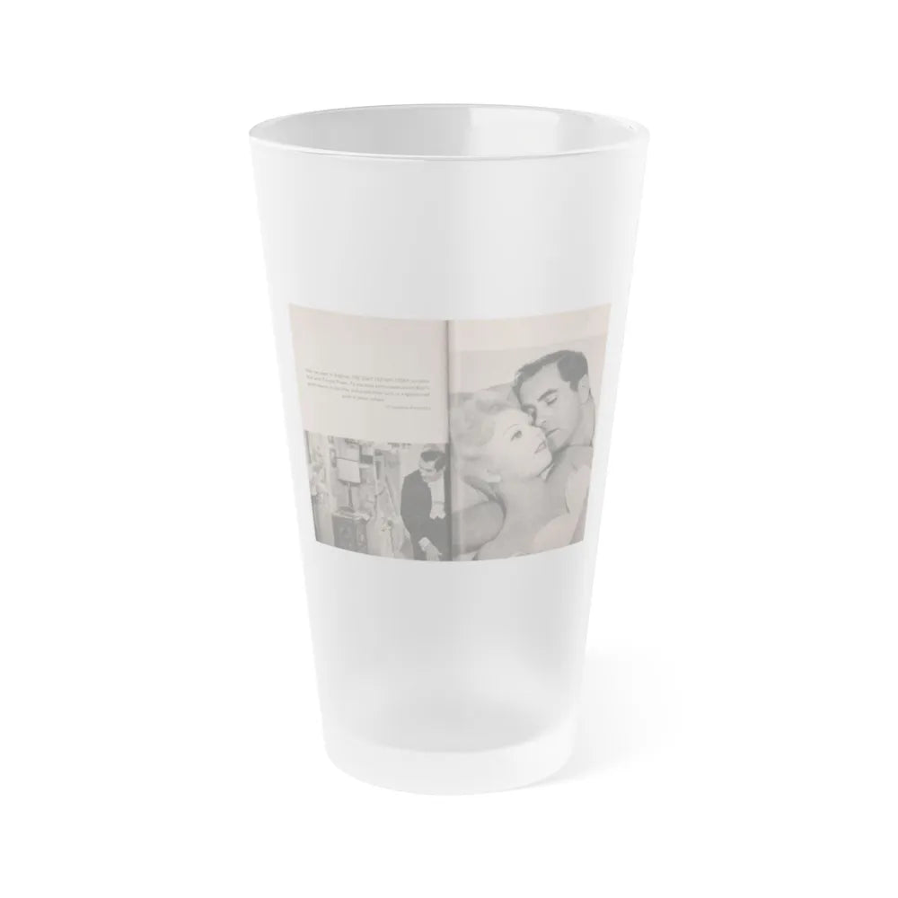 Kim Novak #168 - Scanned Mag. 66 Photos (Vintage Female Icon) Frosted Pint Glass 16oz-16oz-Frosted-Go Mug Yourself