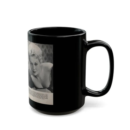 Kim Novak #169 - Scanned Mag. 66 Photos (Vintage Female Icon) Black Coffee Mug - Go Mug Yourself