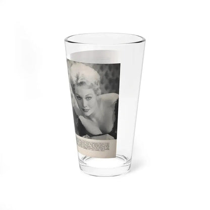 Kim Novak #169 - Scanned Mag. 66 Photos (Vintage Female Icon) Pint Glass 16oz - Go Mug Yourself