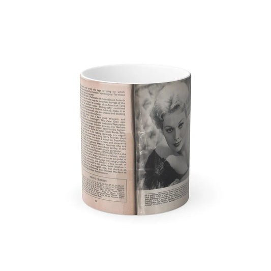 Kim Novak #169 - Scanned Mag. 66 Photos (Pages 62 & backside) (Vintage Female Icons) Color Changing Mug 11oz-11oz-Go Mug Yourself