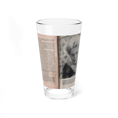 Kim Novak #169 - Scanned Mag. 66 Photos (Vintage Female Icon) Pint Glass 16oz-16oz-Go Mug Yourself