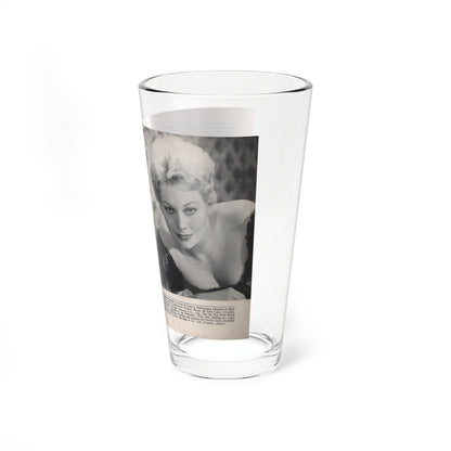 Kim Novak #169 - Scanned Mag. 66 Photos (Vintage Female Icon) Pint Glass 16oz-Go Mug Yourself