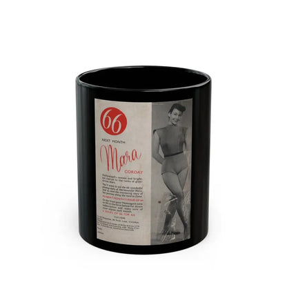 Kim Novak #170 - Scanned Mag. 66 Photos (Vintage Female Icon) Black Coffee Mug 11oz - Go Mug Yourself