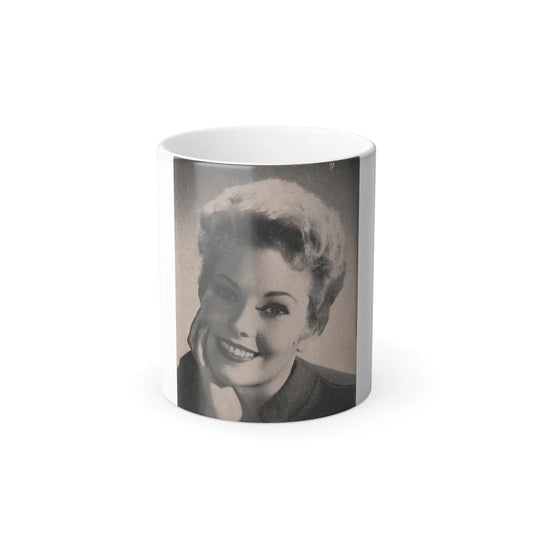 Kim Novak #171 - Scanned Mag. 66 Photos (Cropped Photo) (Vintage Female Icons) Color Changing Mug 11oz-11oz-Go Mug Yourself