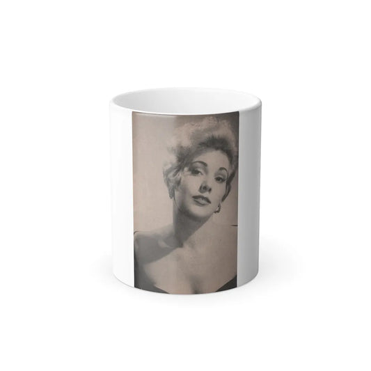 Kim Novak #173 - Scanned Mag. 66 Photos (Cropped Photo) (Vintage Female Icons) Color Changing Mug 11oz-11oz-Go Mug Yourself