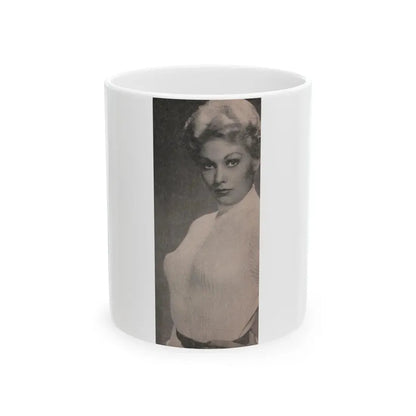 Kim Novak #174 - Scanned Mag. 66 Photos (Vintage Female Icon) White Coffee Mug 11oz - Go Mug Yourself