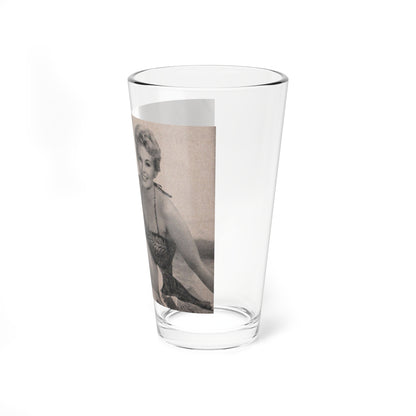 Kim Novak #175 - Scanned Mag. 66 Photos (Vintage Female Icon) Pint Glass 16oz-Go Mug Yourself