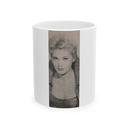 Kim Novak #177 - Scanned Mag. 66 Photos (Vintage Female Icon) White Coffee Mug 11oz - Go Mug Yourself
